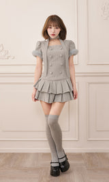 モデル：158cm（着用サイズ：FREE　着用カラー：GRY）