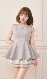 モデル：158cm（着用サイズ：FREE　着用カラー：GRY）