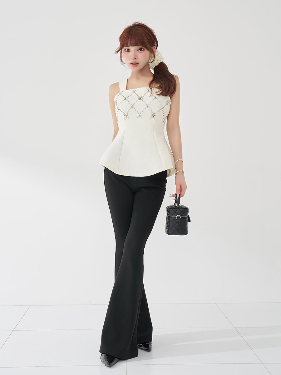 モデル：158cm（着用サイズ：S　着用カラー：BLK）