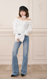 モデル：158cm（着用サイズ：FREE　着用カラー：WHT）