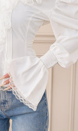 モデル：158cm（着用サイズ：FREE　着用カラー：WHT）