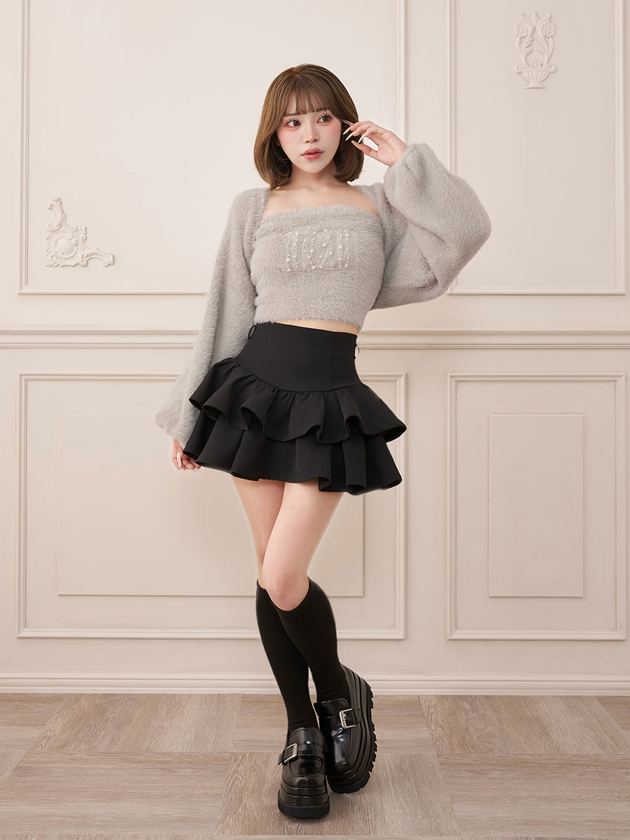 モデル：158cm（着用サイズ：FREE　着用カラー：GRY）