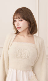 モデル：158cm（着用サイズ：FREE　着用カラー：IVO）