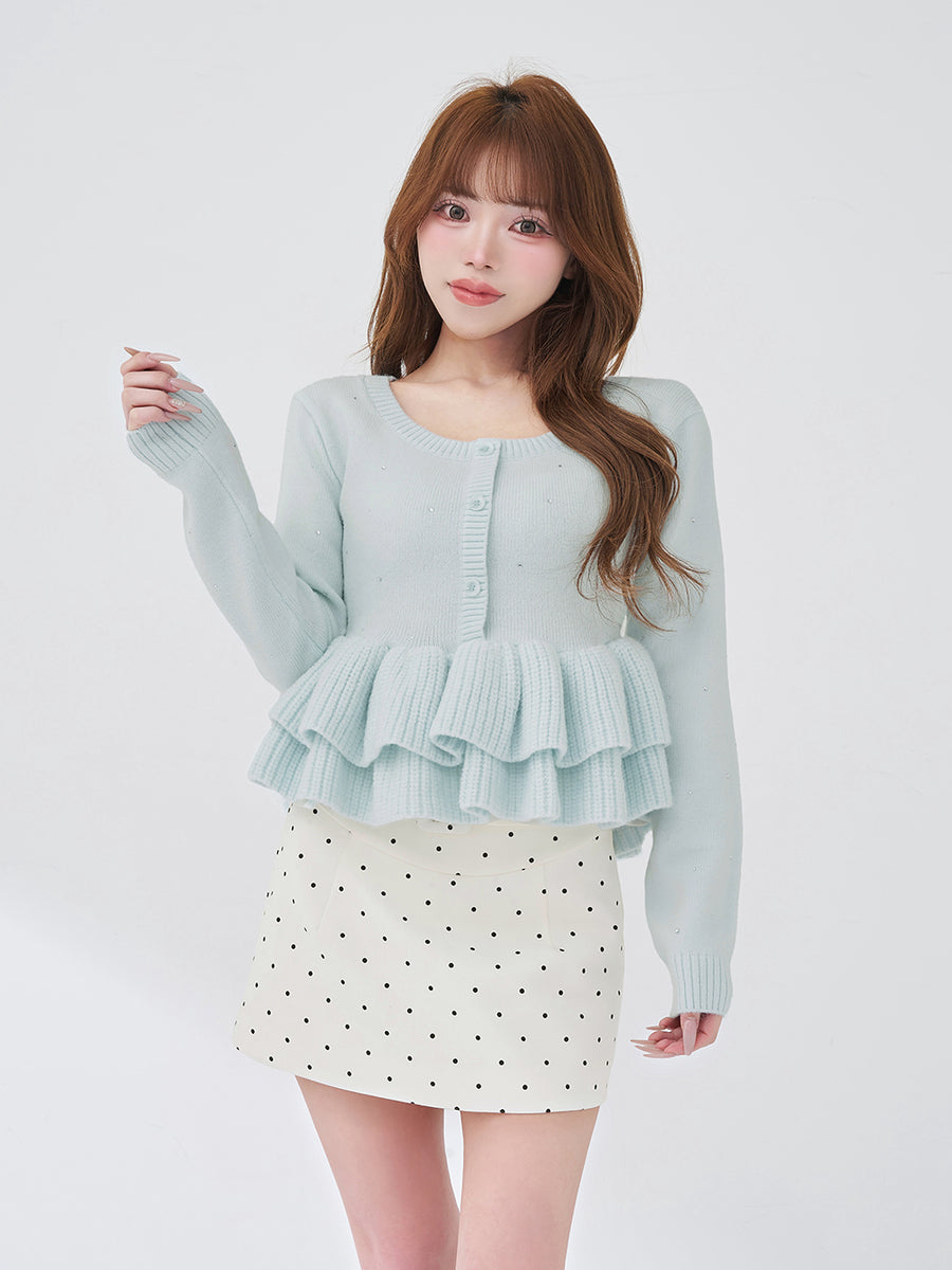 モデル：158cm（着用サイズ：FREE　着用カラー：SAX）