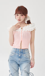 モデル：158cm（着用サイズ：FREE　着用カラー：PNK）