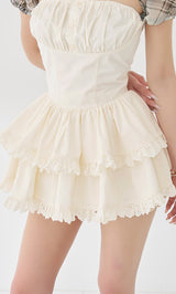 モデル：158cm（着用サイズ：FREE　着用カラー：IVO）