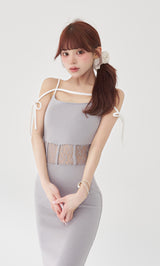 モデル：158cm（着用サイズ：FREE　着用カラー：GRY）