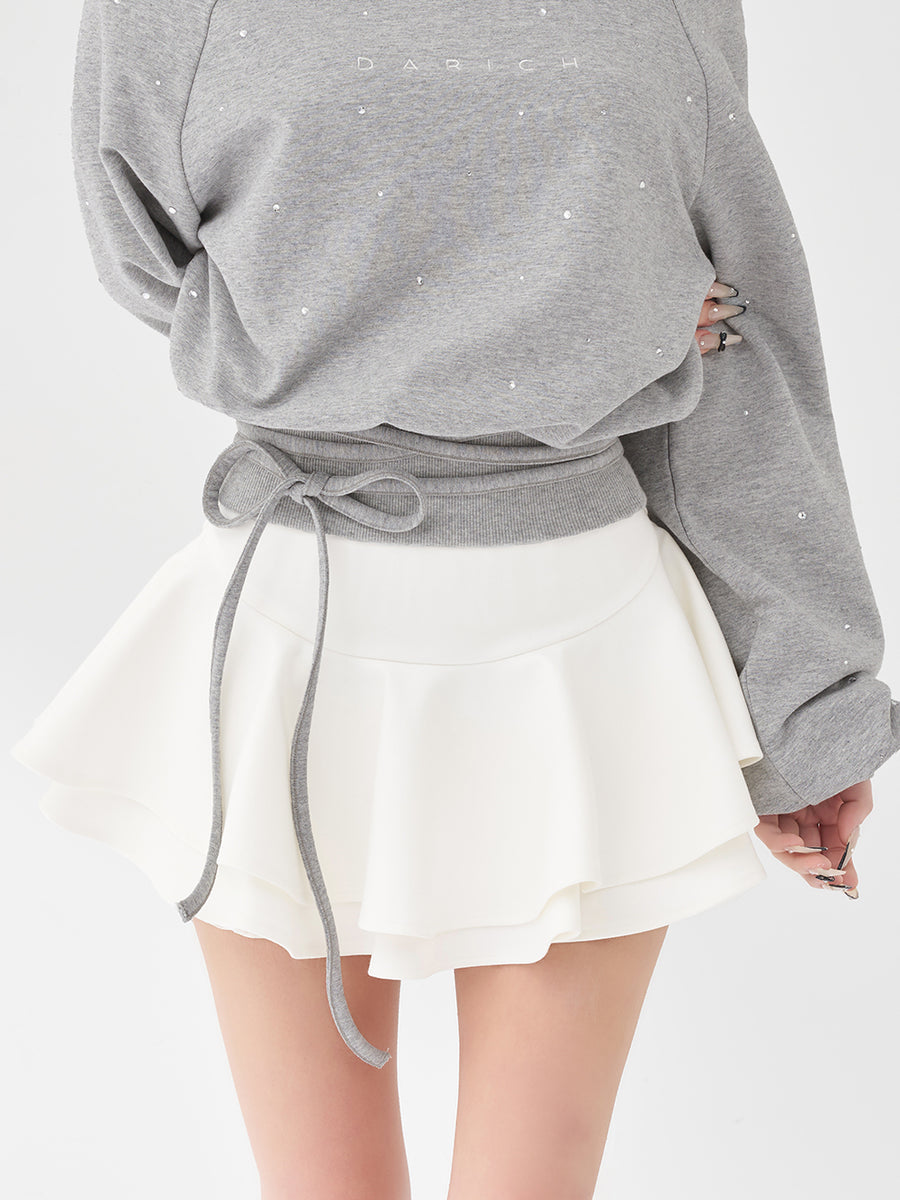 モデル：158cm（着用サイズ：FREE　着用カラー：GRY）