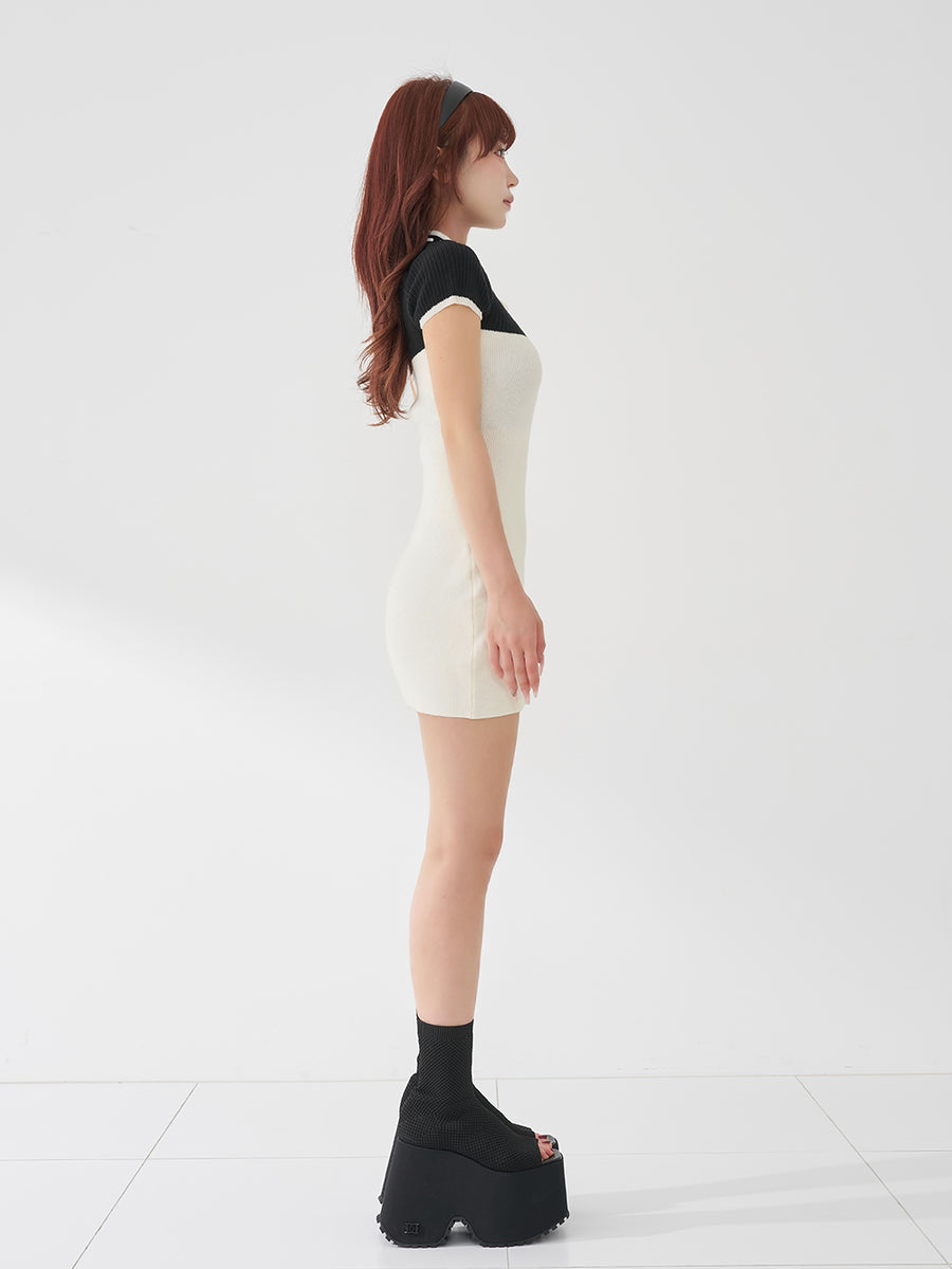 モデル：158cm（着用サイズ：FREE　着用カラー：BLK）