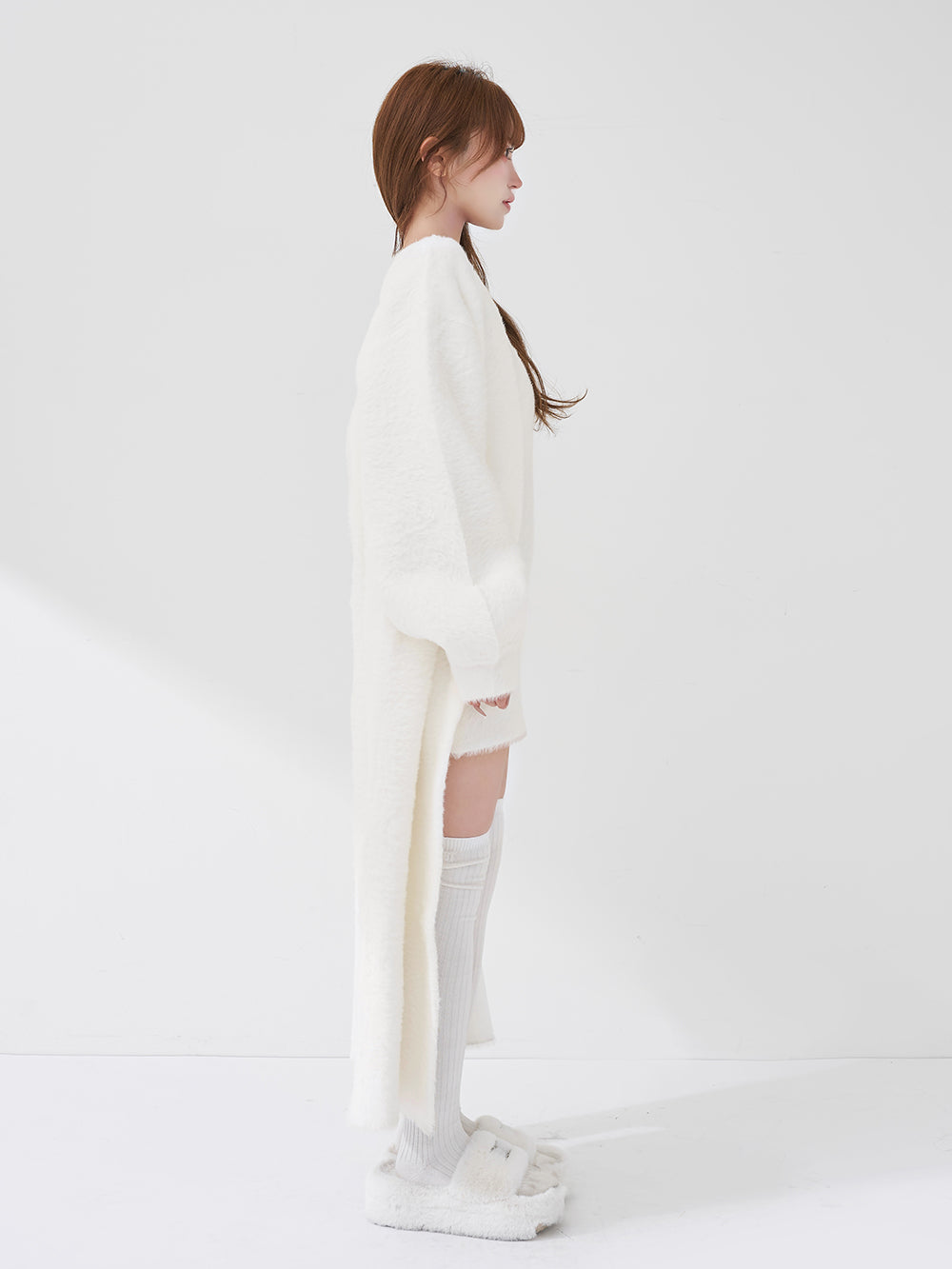シャギーワンピロングカーデセット – Darich