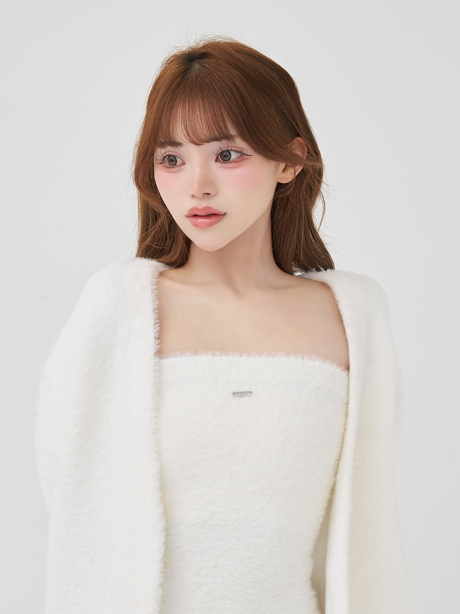 モデル：158cm（着用サイズ：FREE　着用カラー：WHT）