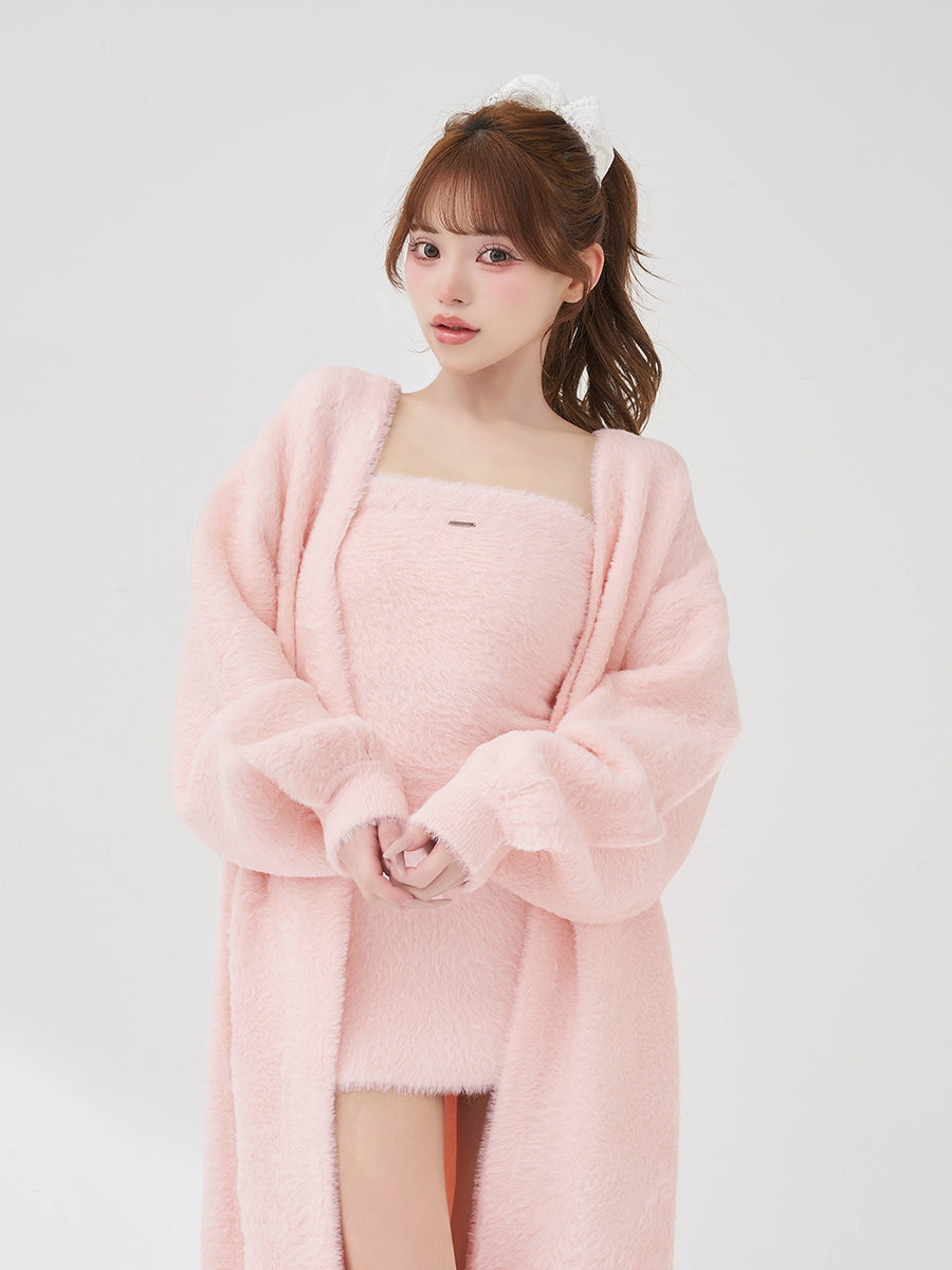 モデル：158cm（着用サイズ：FREE　着用カラー：PNK）