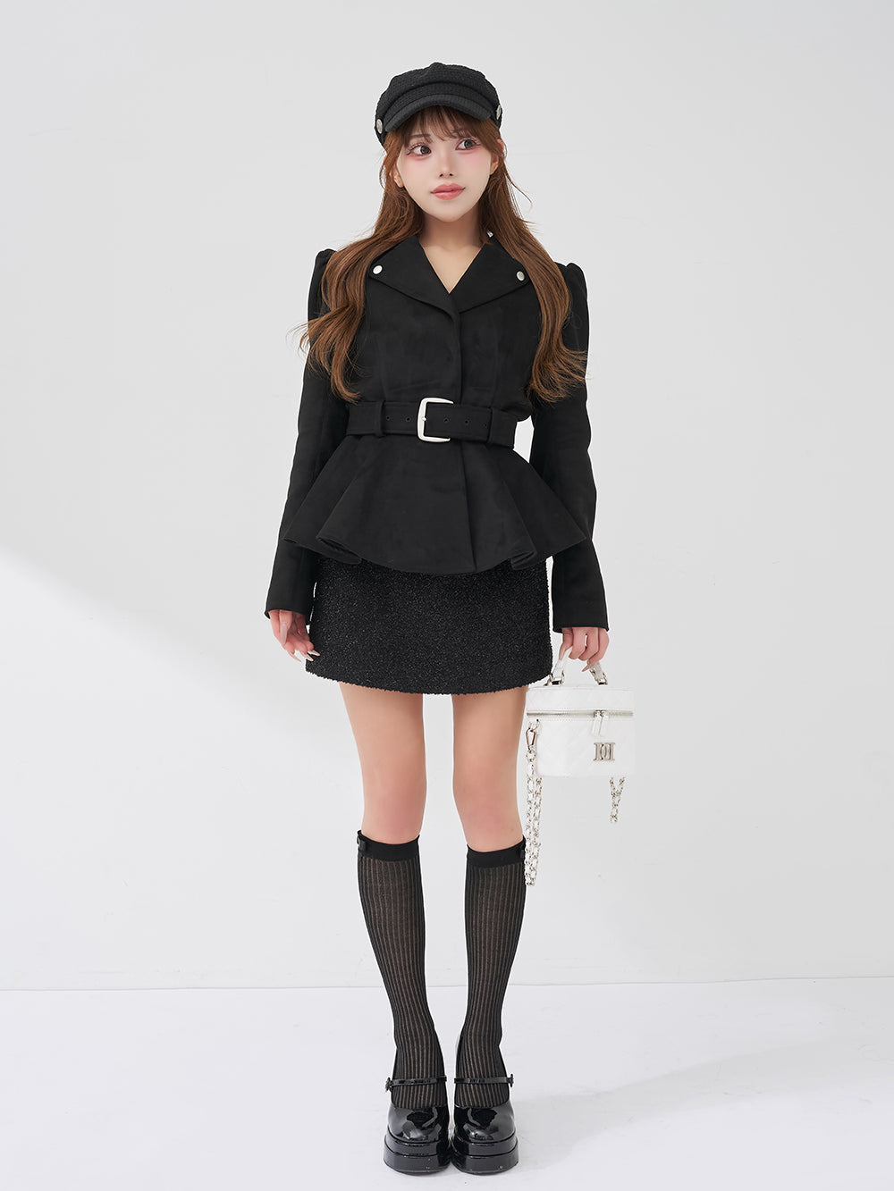 サイズ：FREE　カラー：BLK