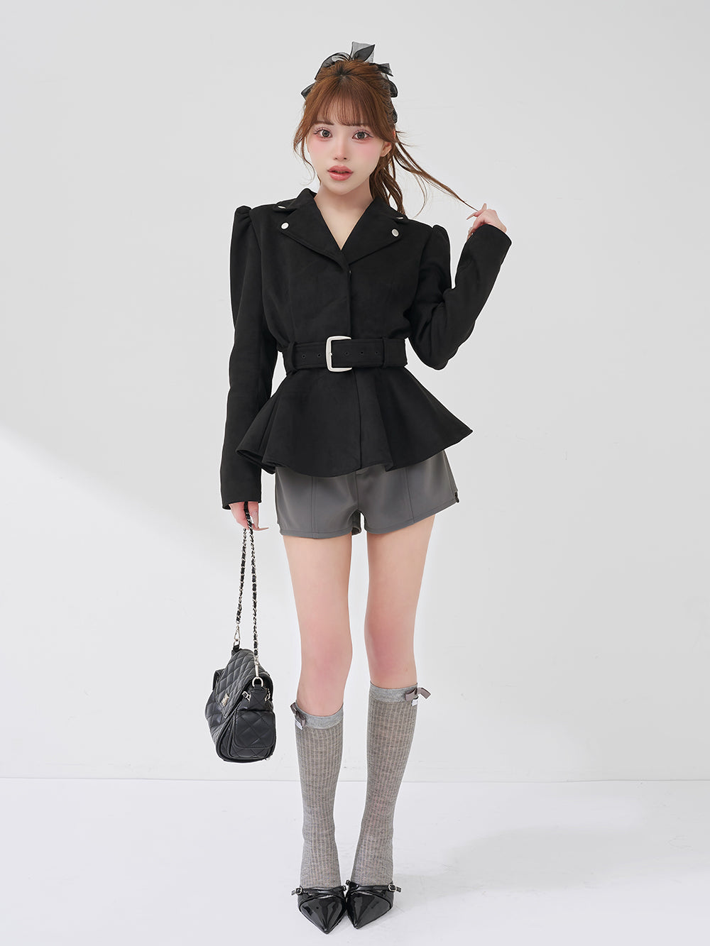 サイズ：FREE　カラー：GRY