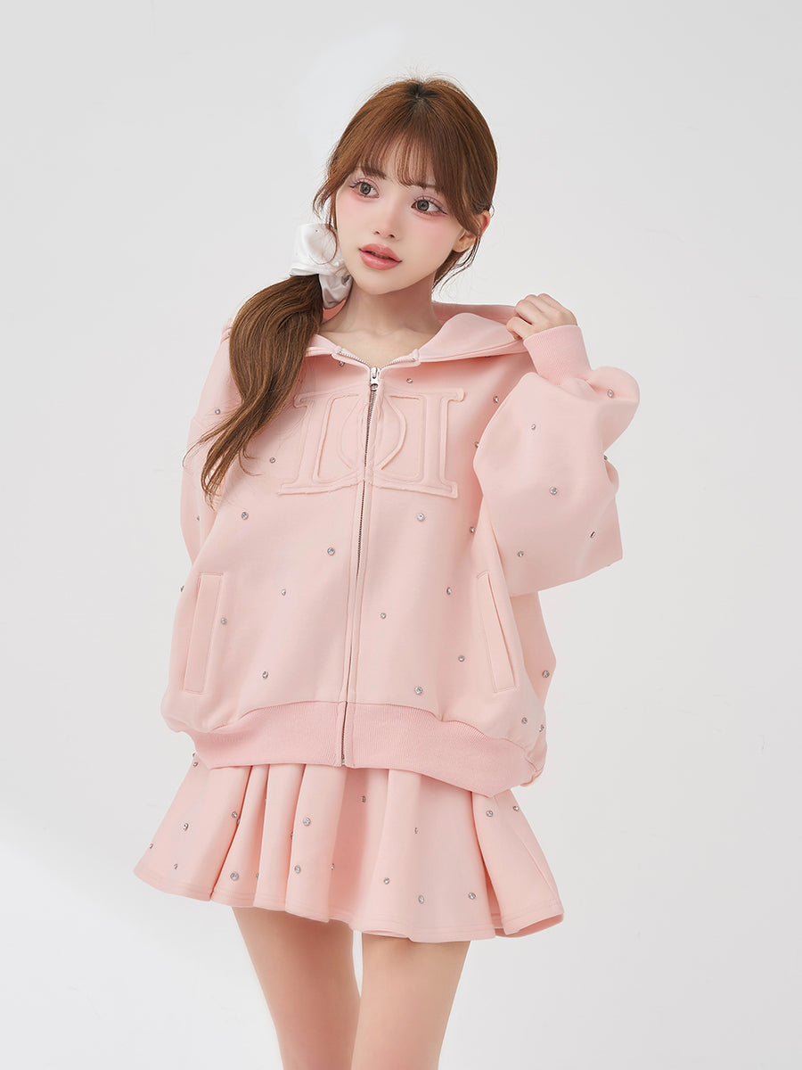 モデル：158cm（着用サイズ：FREE　着用カラー：PNK）