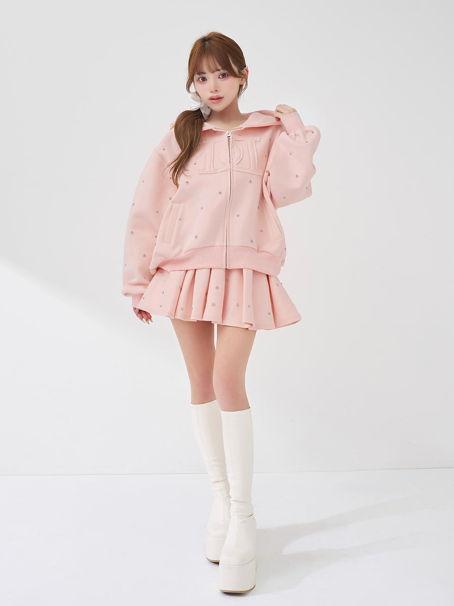 モデル：158cm（着用サイズ：FREE　着用カラー：PNK）
