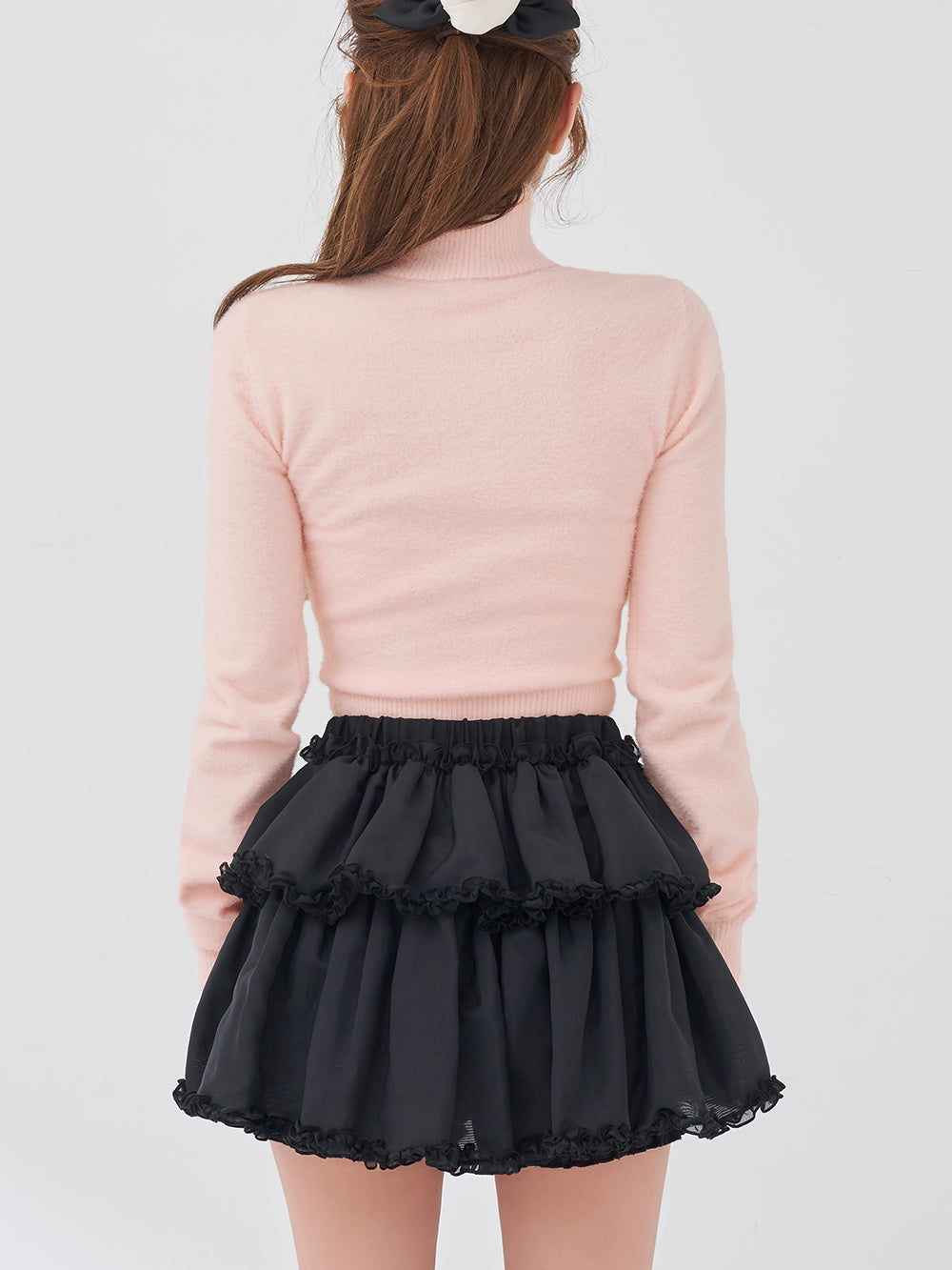 ハイネックシャギーニットトップス – Darich