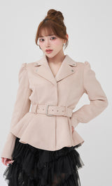 ヘムフレアスウェードライダースジャケット – Darich (ダーリッチ)