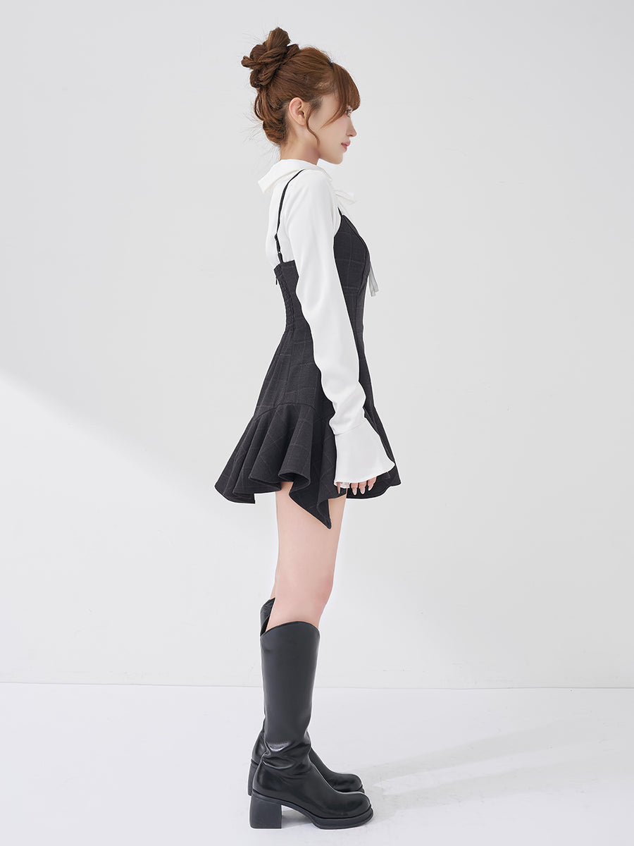 モデル：158cm（着用サイズ：FREE　着用カラー：C-GRY）