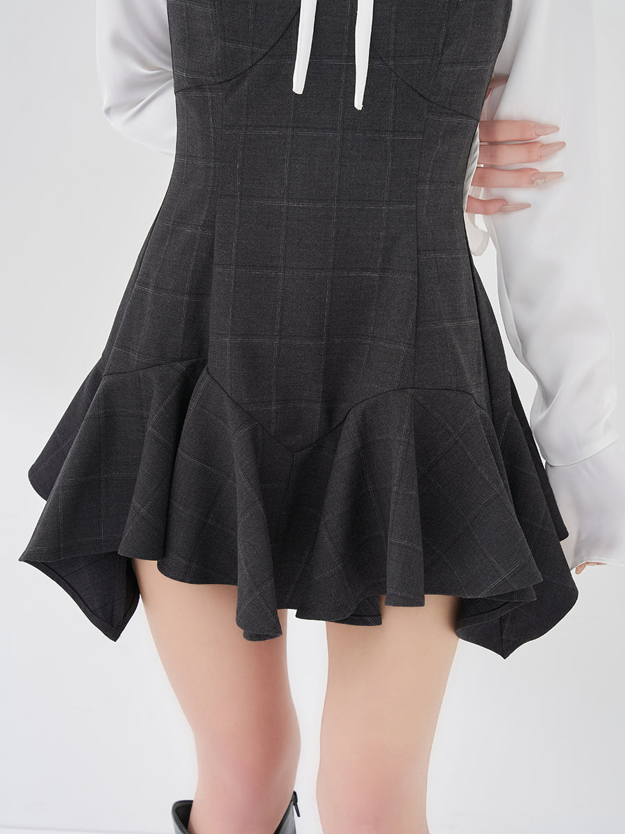 モデル：158cm（着用サイズ：FREE　着用カラー：C-GRY）
