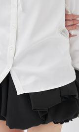 モデル：158cm（着用サイズ：FREE　着用カラー：C-GRY）
