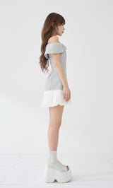 モデル：158cm（着用サイズ：FREE　着用カラー：GRY）