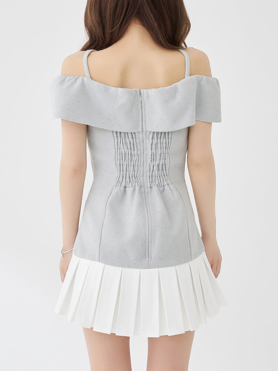 モデル：158cm（着用サイズ：FREE　着用カラー：GRY）