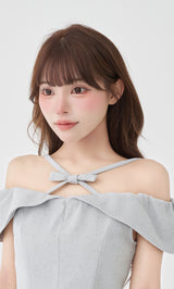 モデル：158cm（着用サイズ：FREE　着用カラー：GRY）