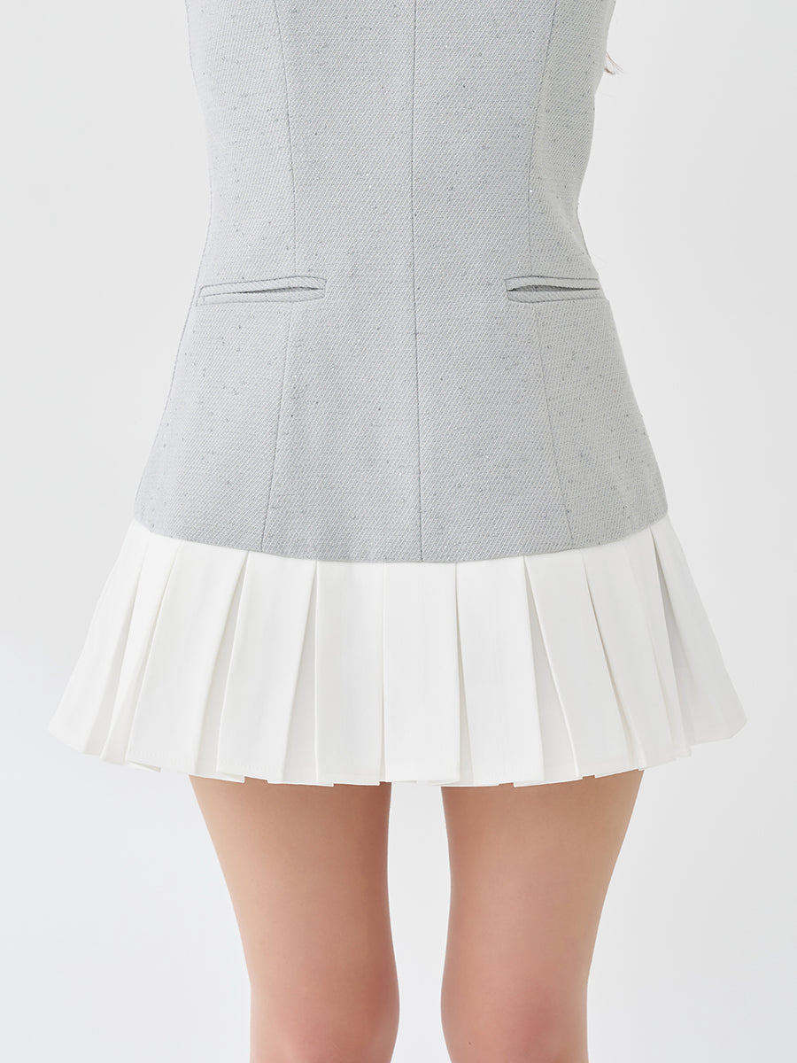モデル：158cm（着用サイズ：FREE　着用カラー：GRY）