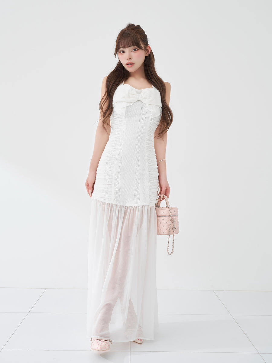 モデル：158cm（着用サイズ：FREE　着用カラー：WHT）