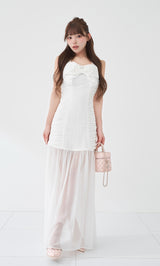 モデル：158cm（着用サイズ：FREE　着用カラー：WHT）