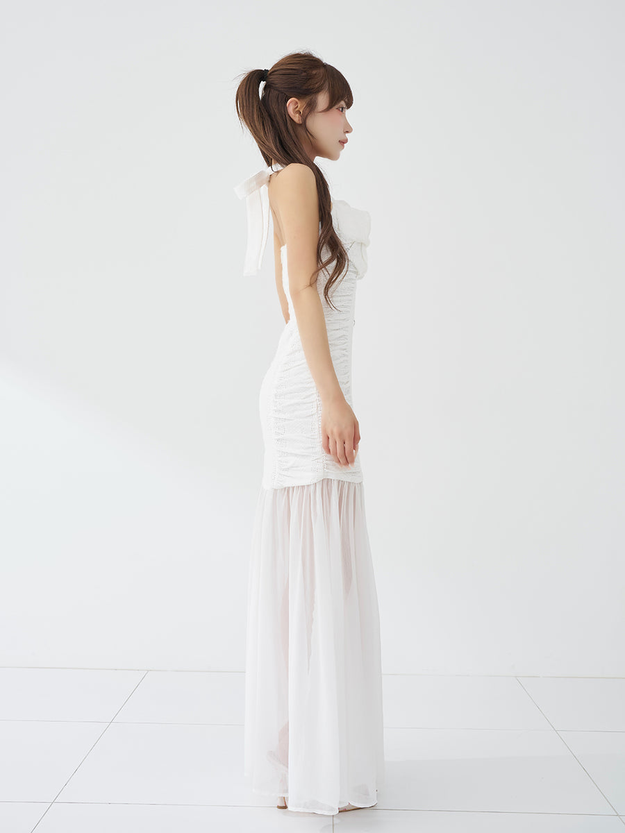 モデル：158cm（着用サイズ：FREE　着用カラー：WHT）