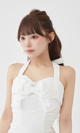 モデル：158cm（着用サイズ：FREE　着用カラー：WHT）