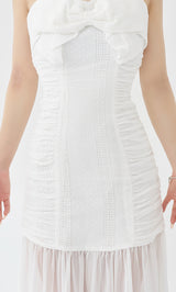 モデル：158cm（着用サイズ：FREE　着用カラー：WHT）