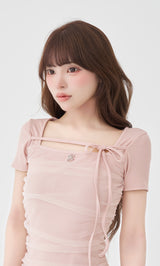 モデル：158cm（着用サイズ：FREE　着用カラー：PNK）