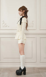 モデル：158cm（着用サイズ：FREE　着用カラー：WHT）