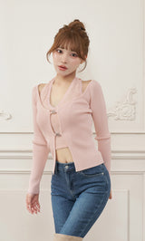 モデル：158cm（着用サイズ：FREE　着用カラー：PNK）