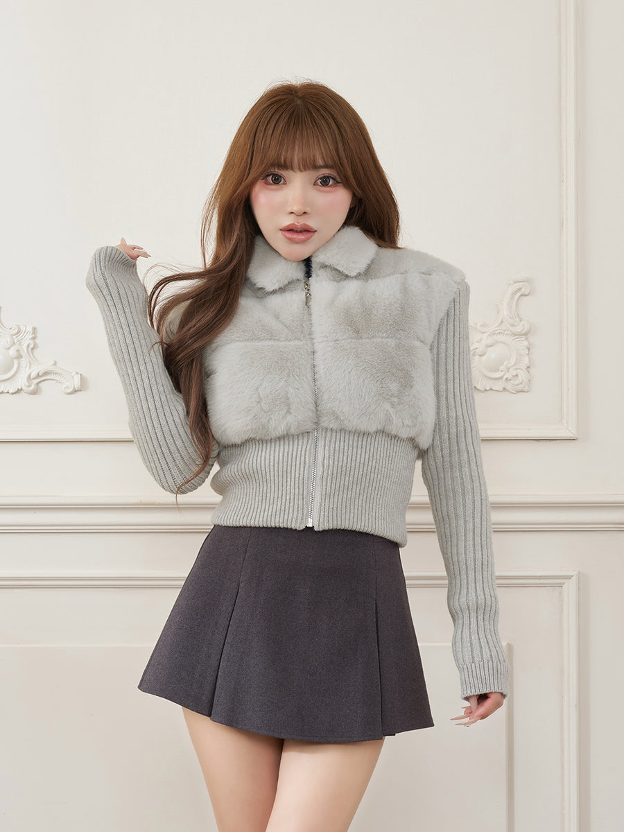 モデル：158cm（着用サイズ：FREE　着用カラー：GRY）