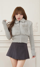モデル：158cm（着用サイズ：FREE　着用カラー：GRY）