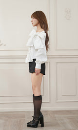 モデル：158cm（着用サイズ：FREE　着用カラー：WHT）
