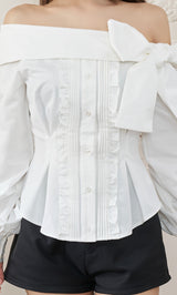 モデル：158cm（着用サイズ：FREE　着用カラー：WHT）