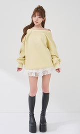 モデル：158cm（着用サイズ：FREE　着用カラー：YEL）