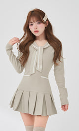 モデル：158cm（着用サイズ：FREE　着用カラー：GRY）