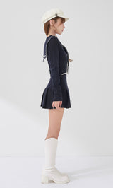 モデル：158cm（着用サイズ：FREE　着用カラー：NVY）