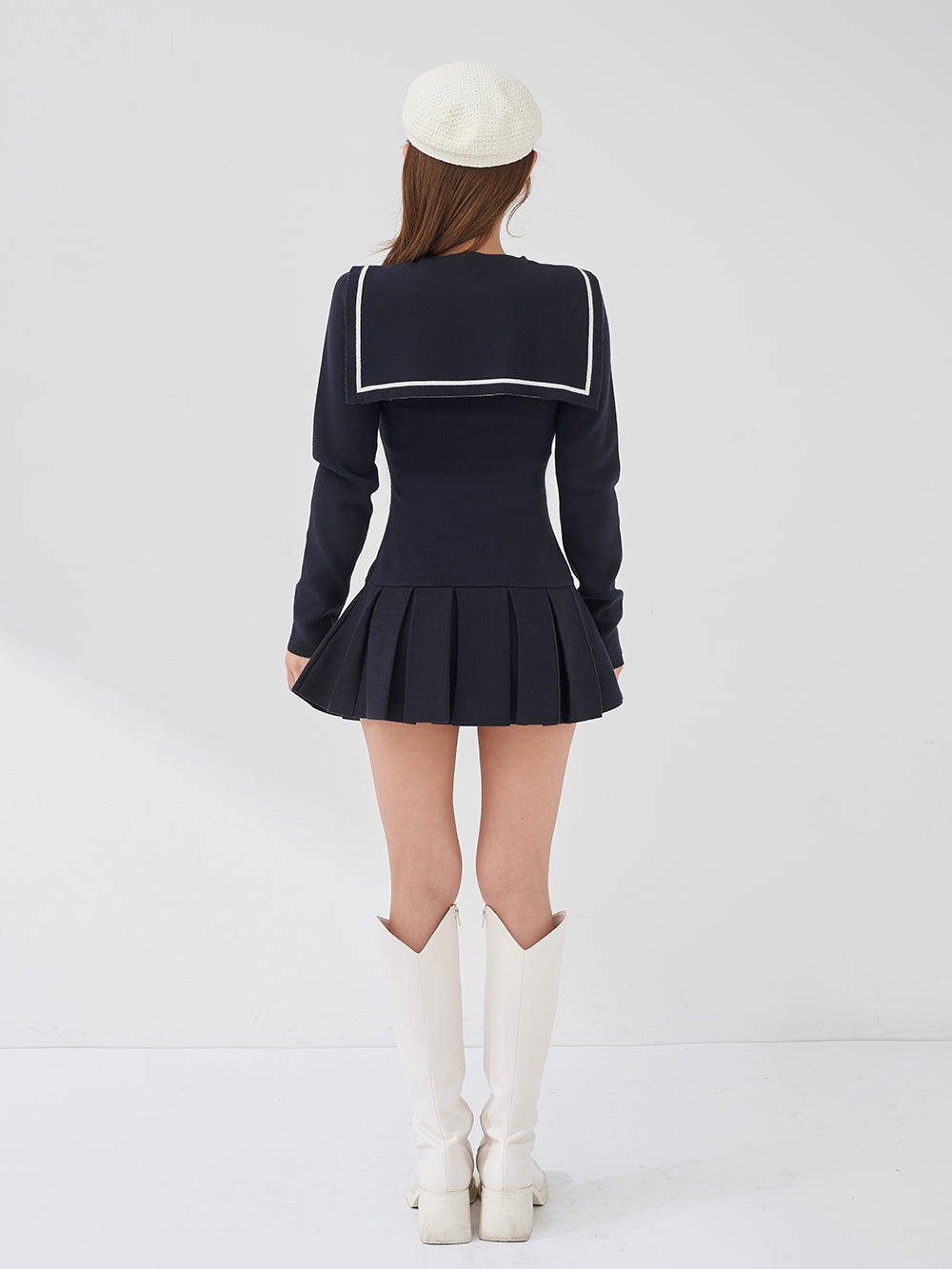 モデル：158cm（着用サイズ：FREE　着用カラー：NVY）