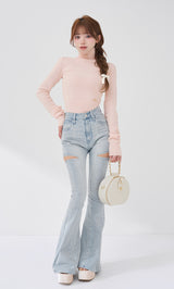 モデル：158cm（着用サイズ：FREE　着用カラー：PNK）