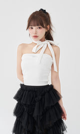 モデル：158cm（着用サイズ：FREE　着用カラー：WHT）
