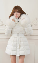 モデル：158cm（着用サイズ：S　着用カラー：WHT）