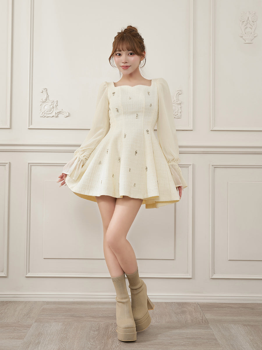 モデル：158cm（着用サイズ：FREE　着用カラー：WHT）
