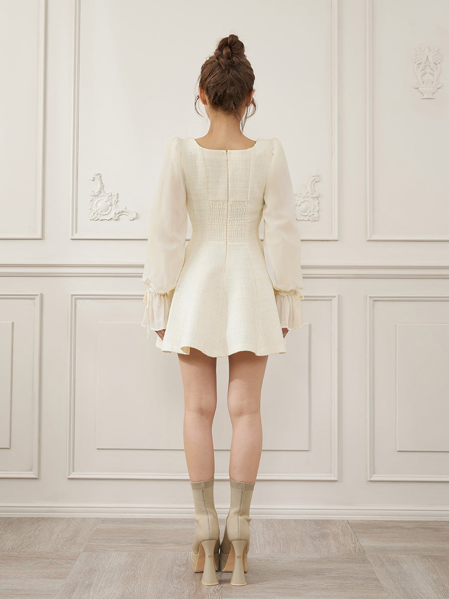 モデル：158cm（着用サイズ：FREE　着用カラー：WHT）